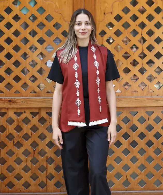 Şal Yaka Yelek