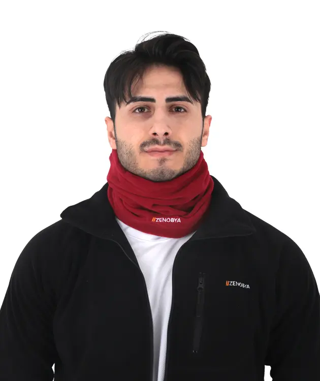 Erkek Bere / Boyunluk - ZBPBYNLKE04-Bordo-2