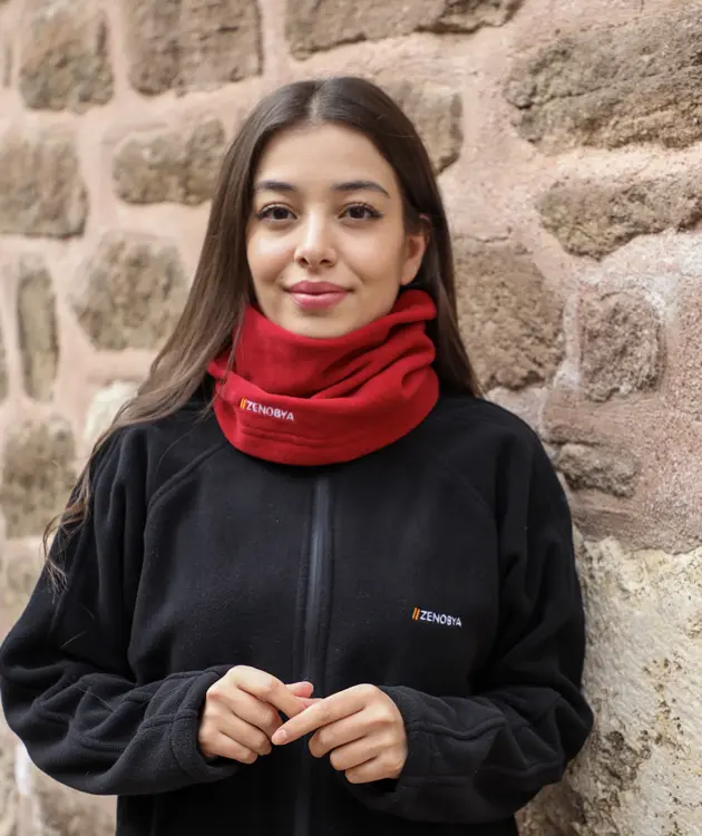 Kadın Bere / Boyunluk - ZBPBYNLKK04-Bordo-4