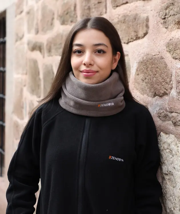 Kadın Bere / Boyunluk - ZBPBYNLKK03-Gri-5