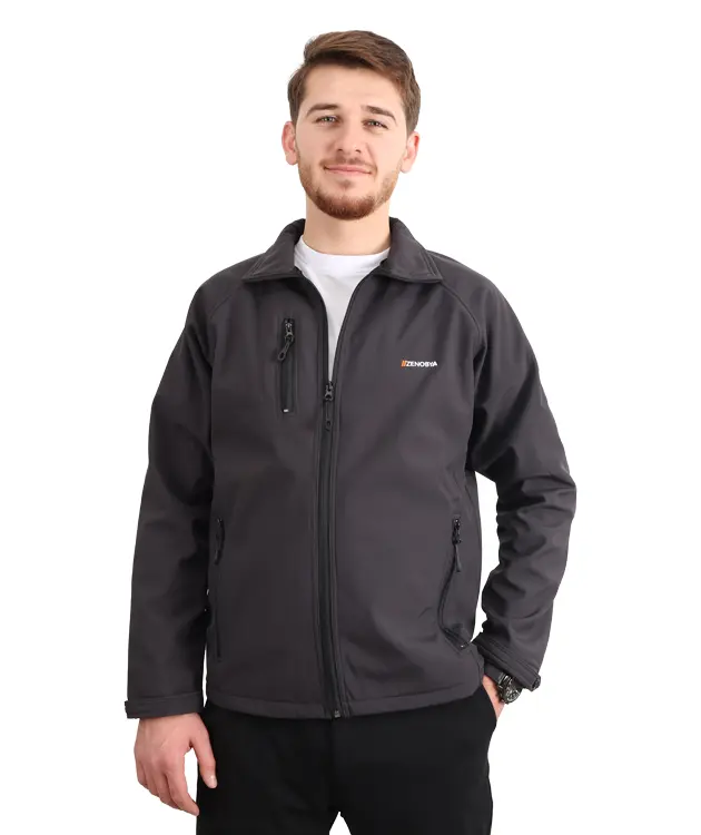 Erkek Softshell Ceket - ZNBSFTCKT01-Antrasit-1