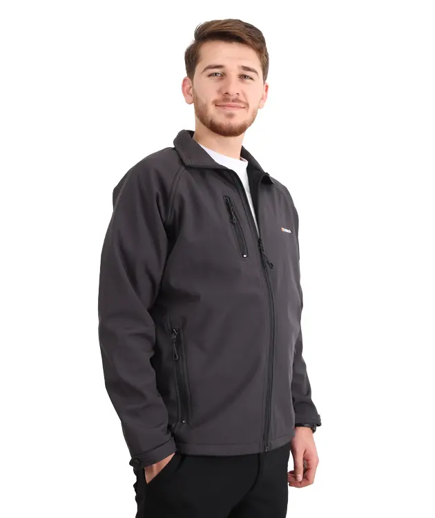 Erkek Softshell Ceket - ZNBSFTCKT01-Antrasit-2