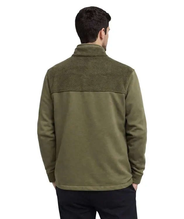 Roba Detaylı &Uuml;&ccedil; İplik Polar Ceket - ZNBRBPLRCK2-Haki-2