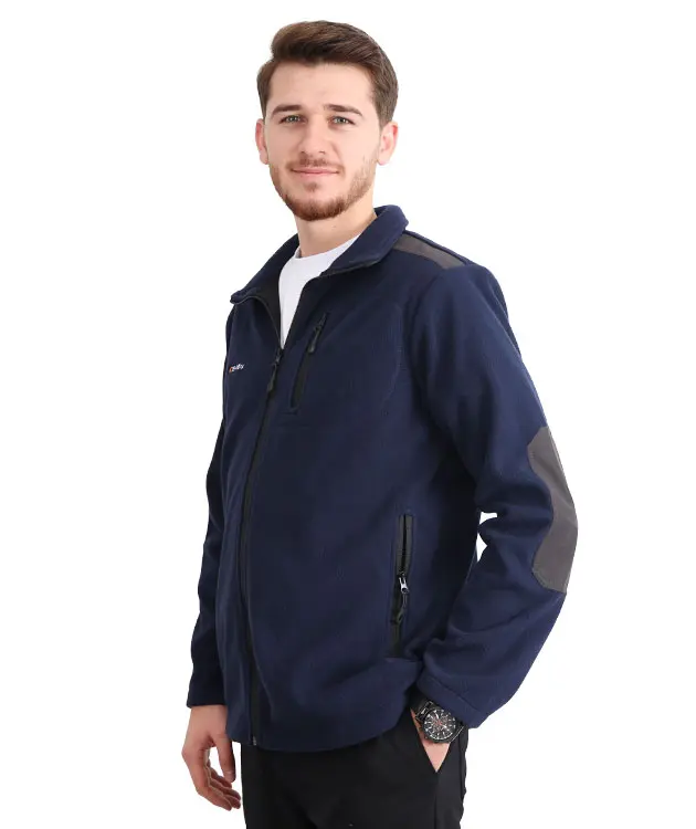 Softshell Garnili Polar Ceket - ZNBSFTGCKT1-Lacivert-2