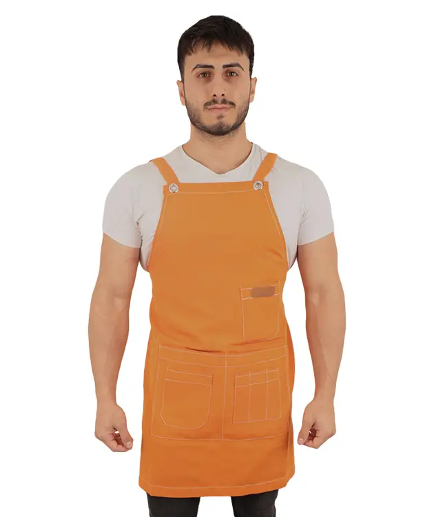 Çok Amaçlı Önlük - ZNBNLKCAM09-Turuncu-1