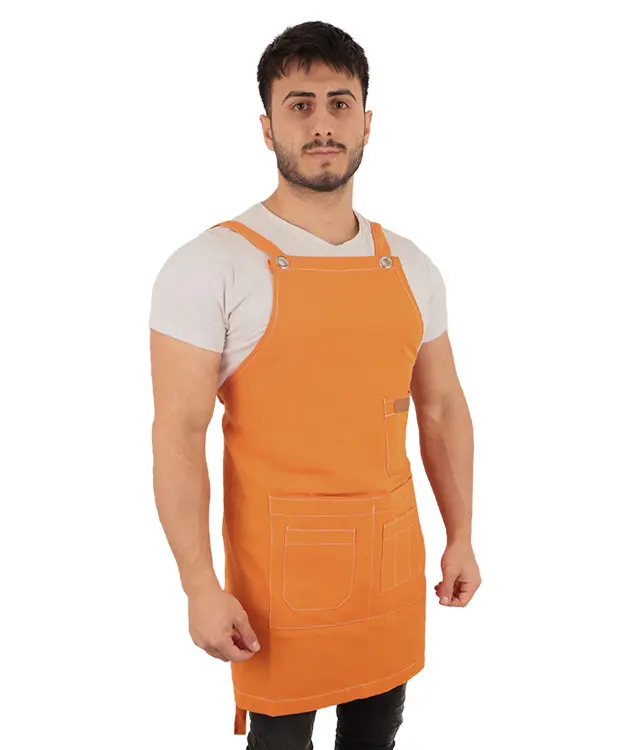 Çok Amaçlı Önlük - ZNBNLKCAM09-Turuncu-3