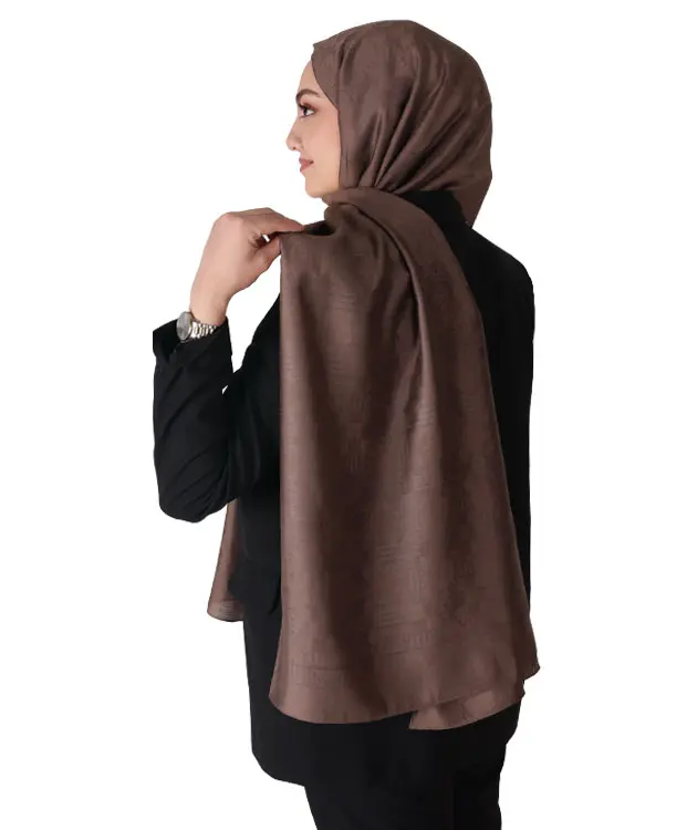 Premium Şal - ZNBSAL3-Kahverengi-4