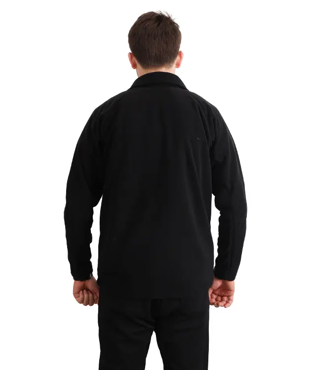 Erkek Polar -Reglan Kol - ZBPRECKTR05-Siyah-3