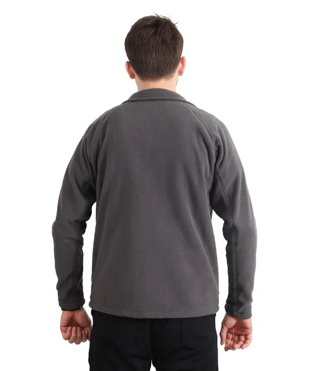 Erkek Polar -Reglan Kol - ZBPRECKTR06-Gri-4