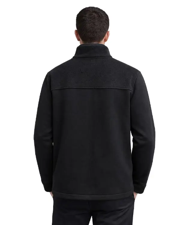 Roba Detaylı &Uuml;&ccedil; İplik Polar Ceket - ZNBRBPLRCK3-Siyah-3