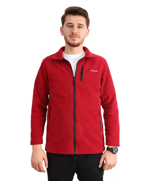 Erkek Polar - Takma Kol - ZBPRECKTT04 Bordo