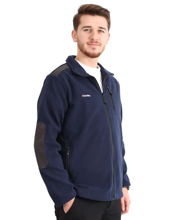 Softshell Garnili Polar Ceket - ZNBSFTGCKT1-Lacivert-3